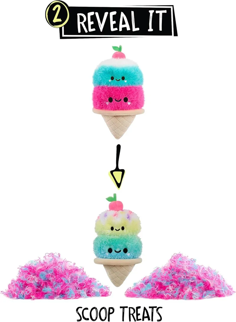 Pluszak Lód Lodowy Fluffie Stuffiez Small Double Scoop Mga 20 cm