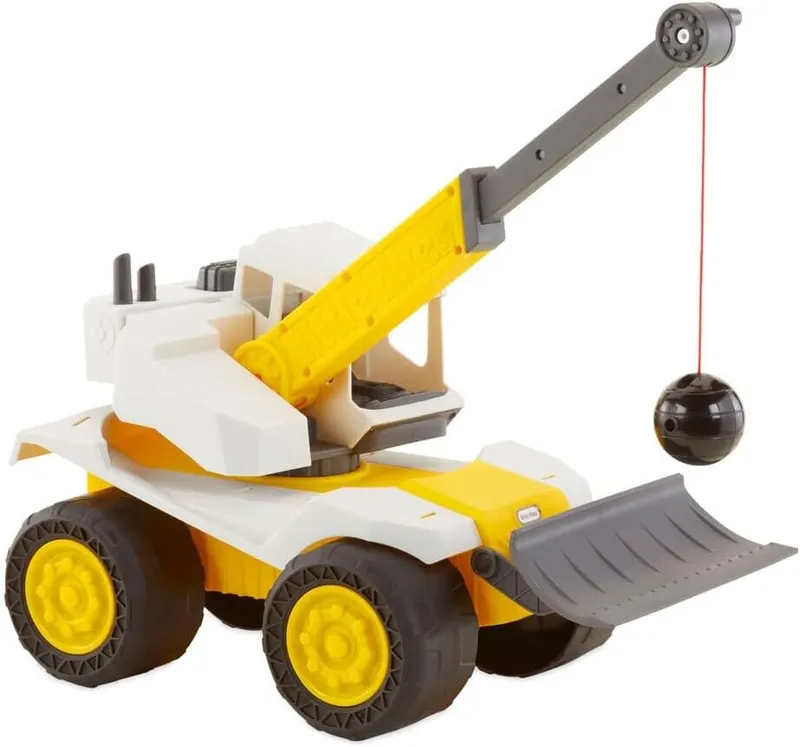 Koparka Dirt Digger Z Kulą Wyburzającą Little Tikes Dla Dzieci - Żółta