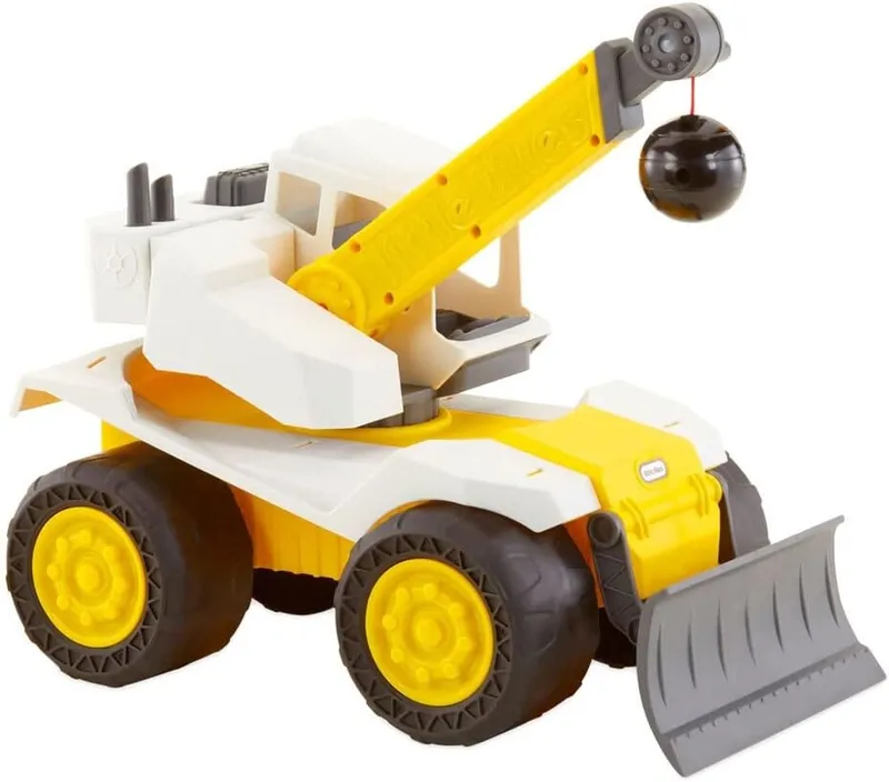 Koparka Dirt Digger Z Kulą Wyburzającą Little Tikes Dla Dzieci - Żółta