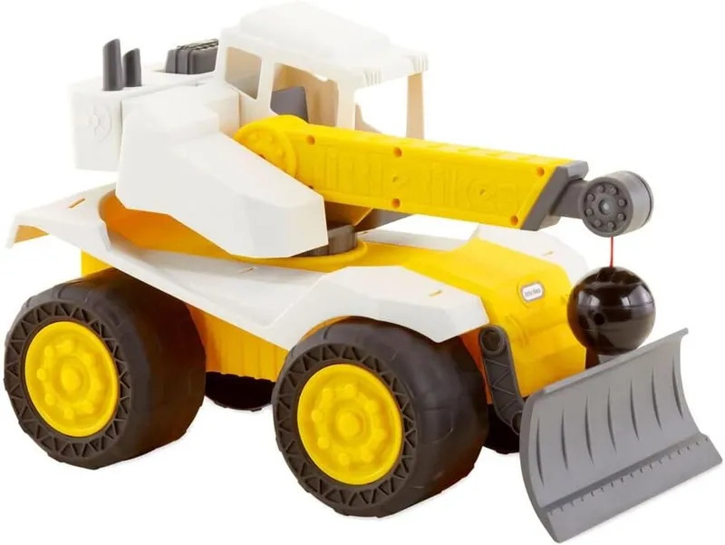 Koparka Dirt Digger Z Kulą Wyburzającą Little Tikes Dla Dzieci - Żółta