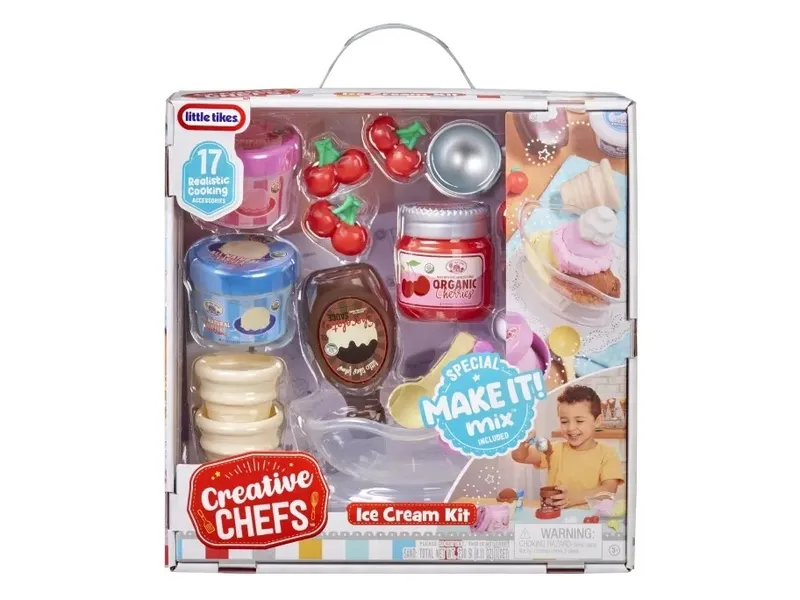 Zestaw Do Robienia Lodów Kreatywny Dla Dzieci Little Tikes Creative Chefs