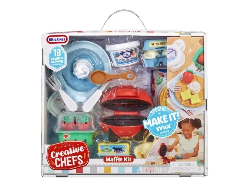 Zestaw Wafli Creative Chefs Dla Dzieci Little Tikes Kompletny Akcesoria 10