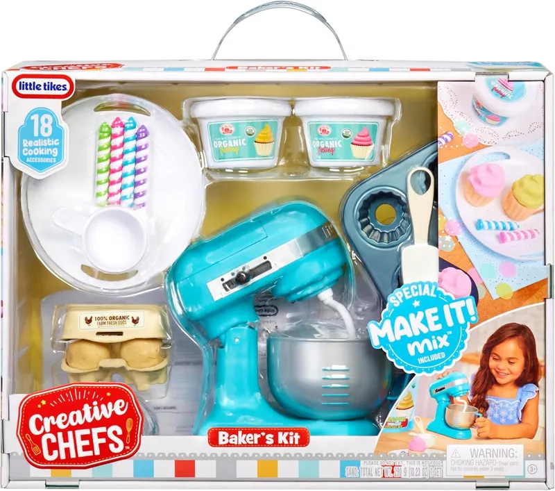 Kit Piekarski Dla Dzieci Creative Chefs Bakers Little Tikes 3 kg Zestaw