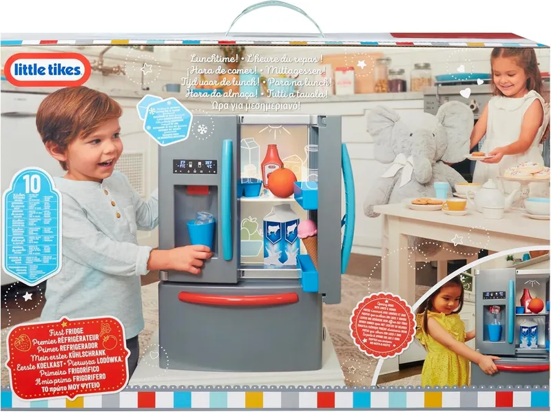Lodówka Interaktywna Dziecięca Little Tikes Pierwsza Lodówka 175060 Euc