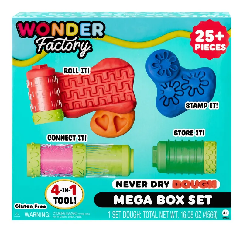 Masa Plastyczna Never Dry Dough Mega Box Set Mga 595137 Zestaw