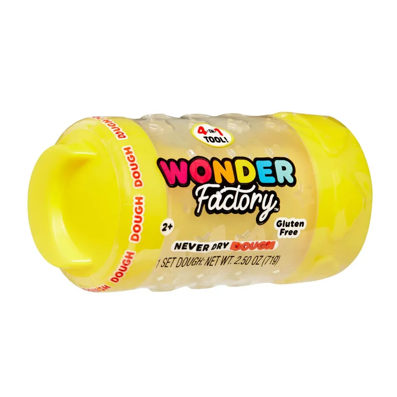 Plastelina Nigdy Wysychająca Wonder Factory 594970 - Żółta