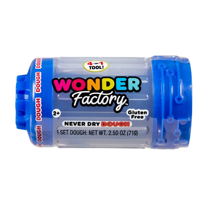 Masa Plastyczna Never Dry Dough Wonder Factory Mga 595014 - Niebieska