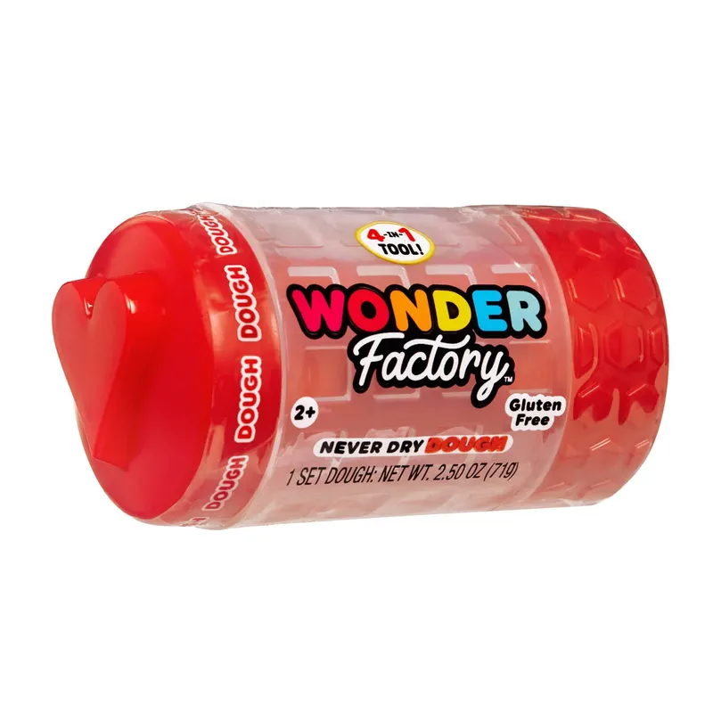 Masa Plastyczna Never Dry Dough Single Mga Wonder Factory - Czerwona