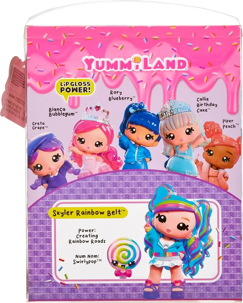 Lalka Yummiland Z Błyszczkiem Do Ust Rainbow Skyler 121022
