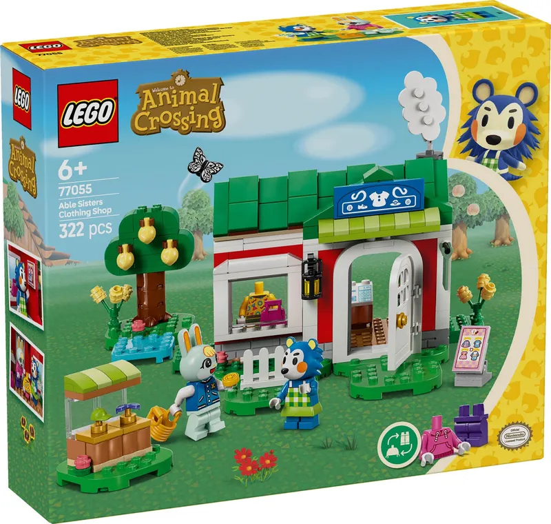 LEGO Animal Crossing Sklep Able Sisters Kolekcjonerski Zestaw 77055