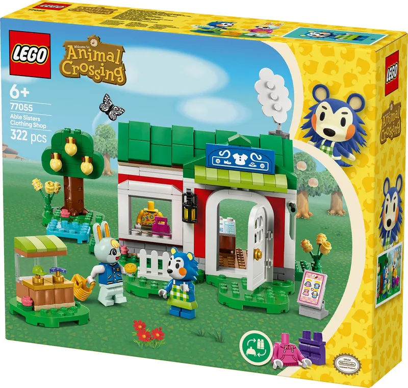 LEGO Animal Crossing Sklep Able Sisters Kolekcjonerski Zestaw 77055