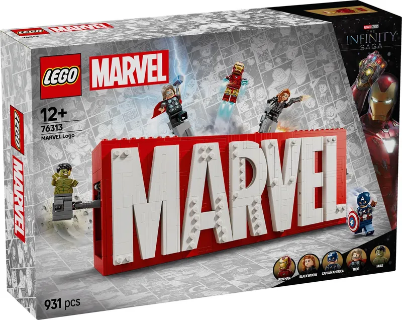 LEGO Super Heroes MARVEL Logo Minifigures 76313 Klocki