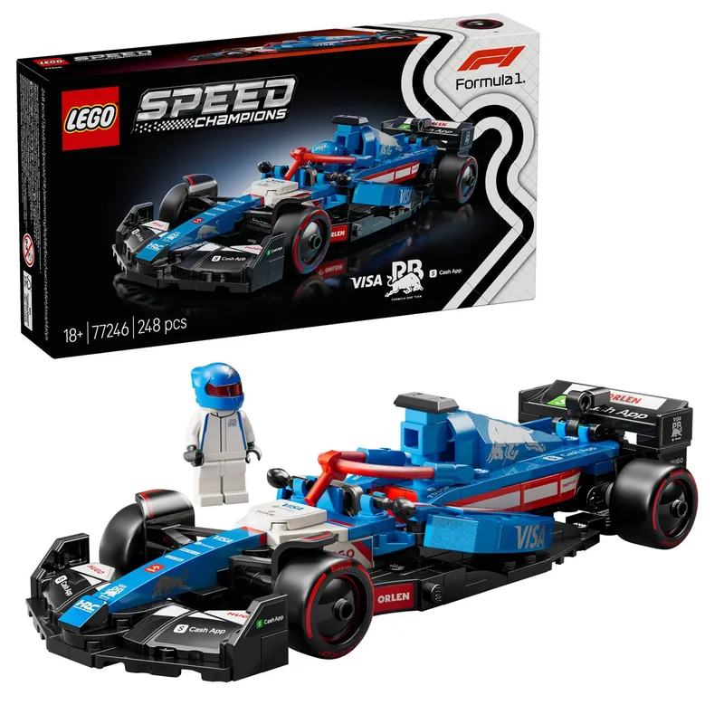LEGO Speed Champions Samochód Wyścigowy F1 Rb Visa 77246 Klocki