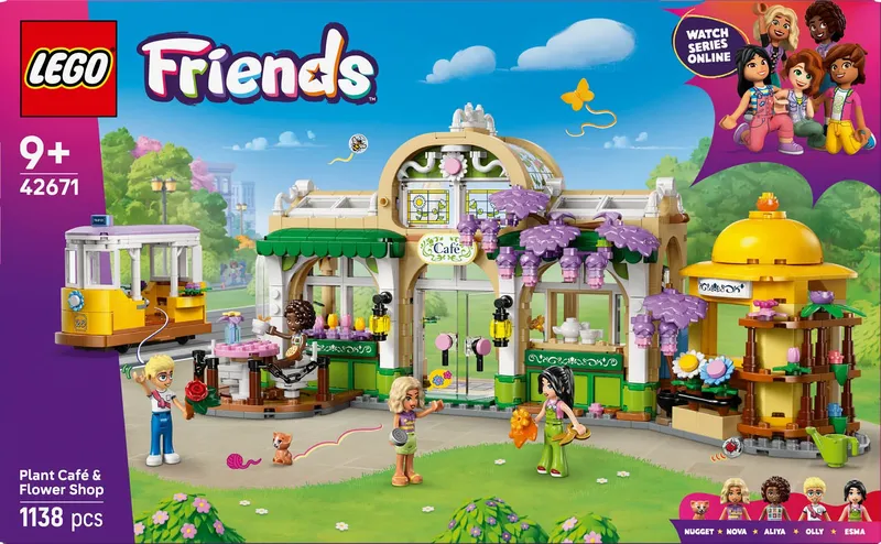 LEGO Friends Plant Cafe Flower Shop 42671 Klocki Konstrukcyjne