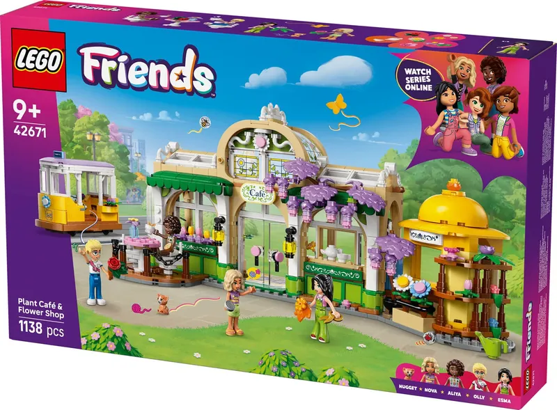 LEGO Friends Plant Cafe Flower Shop 42671 Klocki Konstrukcyjne