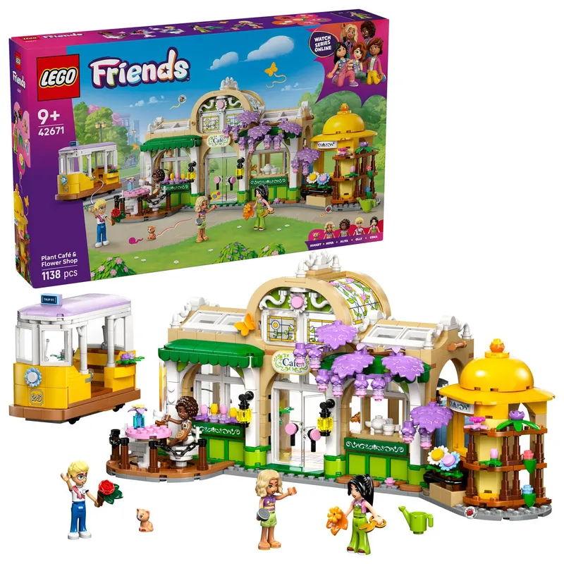 LEGO Friends Plant Cafe Flower Shop 42671 Klocki Konstrukcyjne