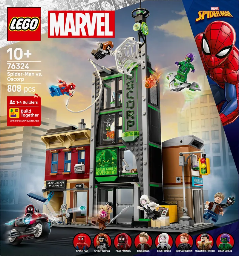 LEGO Super Heroes MARVEL 76324 Klocki Plastikowe Zestaw Figurek