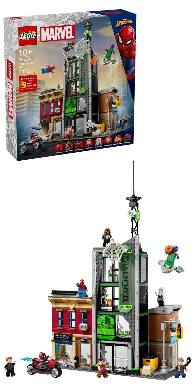 LEGO Super Heroes MARVEL 76324 Klocki Plastikowe Zestaw Figurek