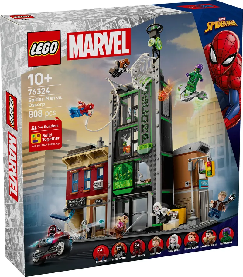 LEGO Super Heroes MARVEL 76324 Klocki Plastikowe Zestaw Figurek