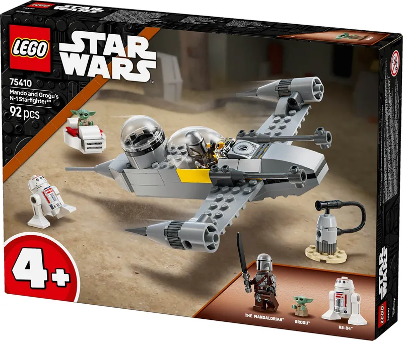 LEGO Star Wars Mando I Grogu Starfighter N-1 75410 Klocki