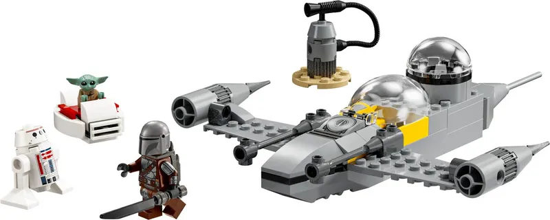 LEGO Star Wars Mando I Grogu Starfighter N-1 75410 Klocki