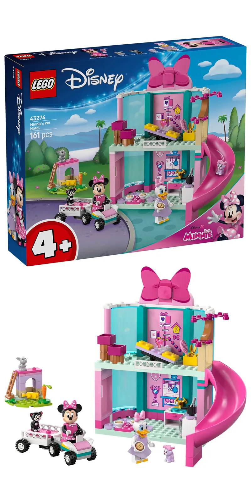 LEGO DISNEY Klasyczne Minnie Pętelka Hotel Zwierząt 43274