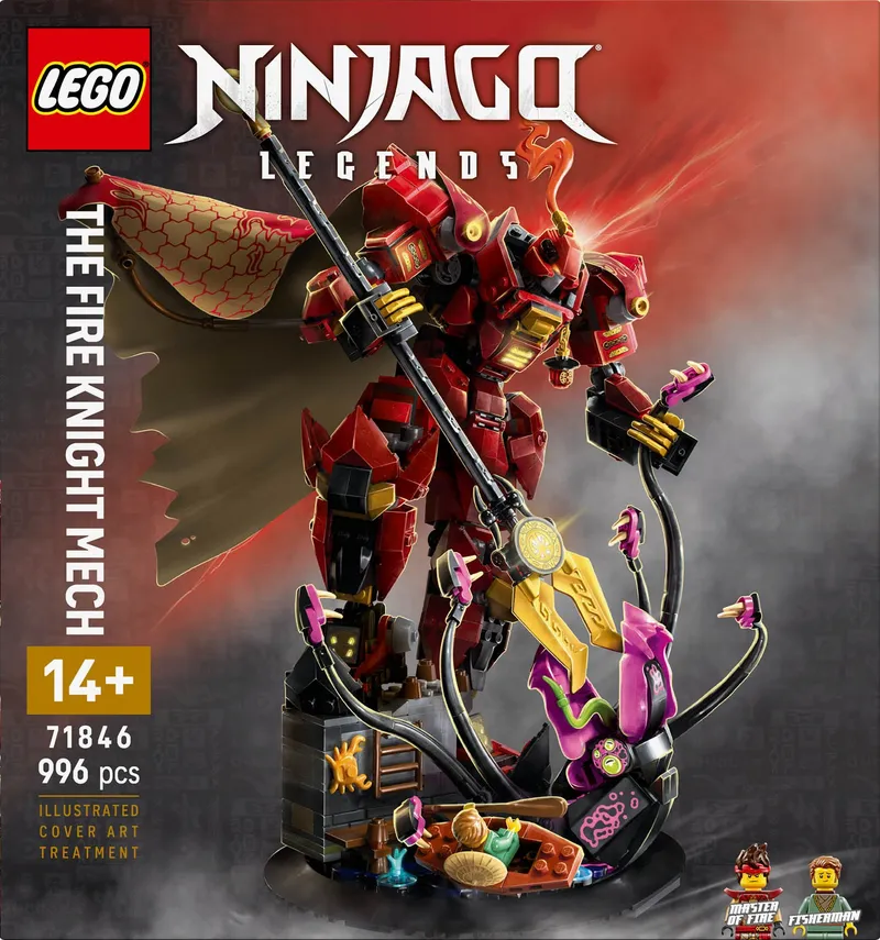 LEGO Ninjago Fire Knight Mech 71846 Klocki Konstrukcyjne