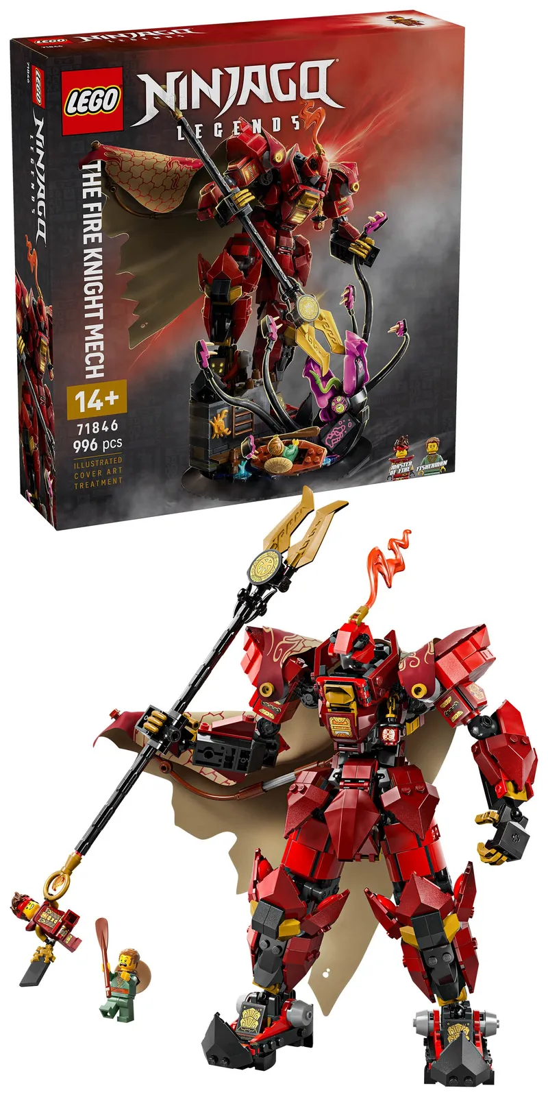 LEGO Ninjago Fire Knight Mech 71846 Klocki Konstrukcyjne