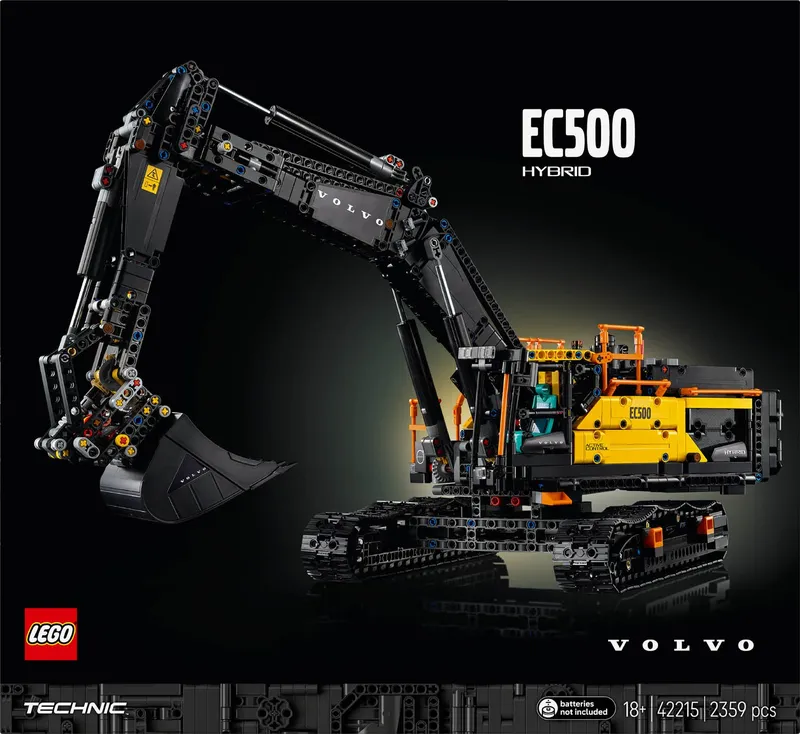 LEGO Technic Volvo EC500 Hybrid Koparka 42215 1426 Elementów