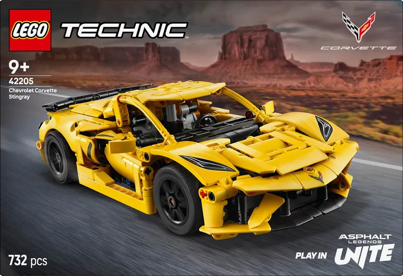 LEGO Technic Chevrolet Corvette Stingray 42205 Zestaw Klocków