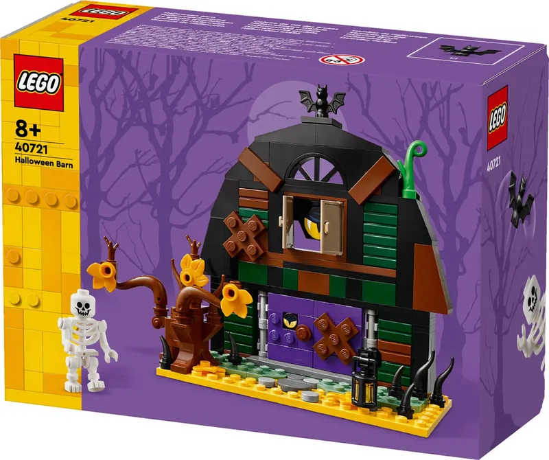LEGO Iconic Halloween Barn Zestaw Klocków 40721 1167 Elementów
