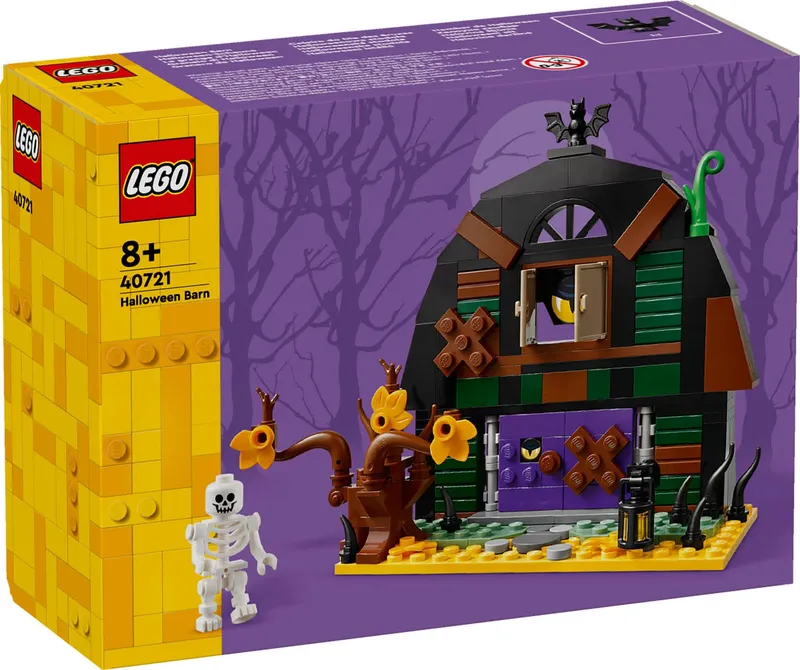 LEGO Iconic Halloween Barn Zestaw Klocków 40721 1167 Elementów