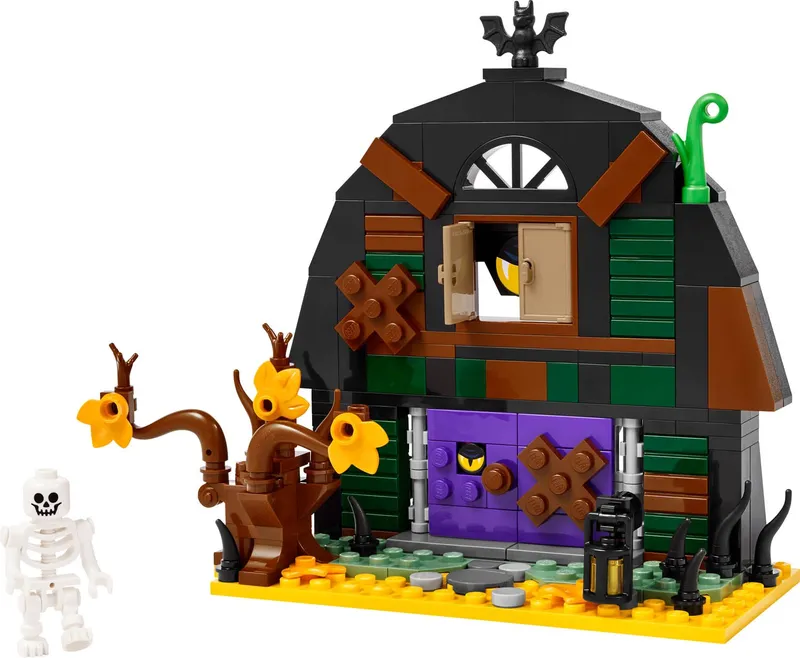 LEGO Iconic Halloween Barn Zestaw Klocków 40721 1167 Elementów