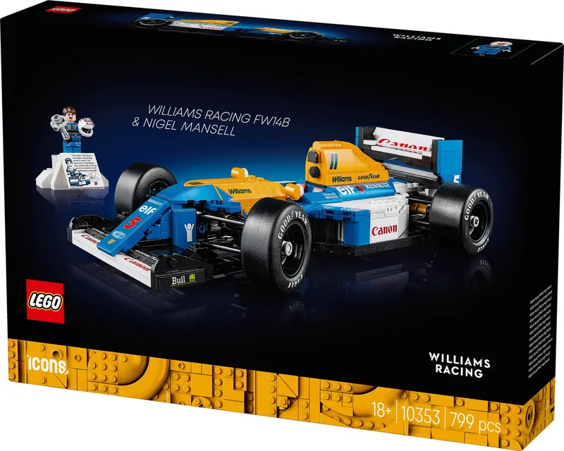 Klocki LEGO Icons Williams Racing FW14B Nigel Mansell 10353