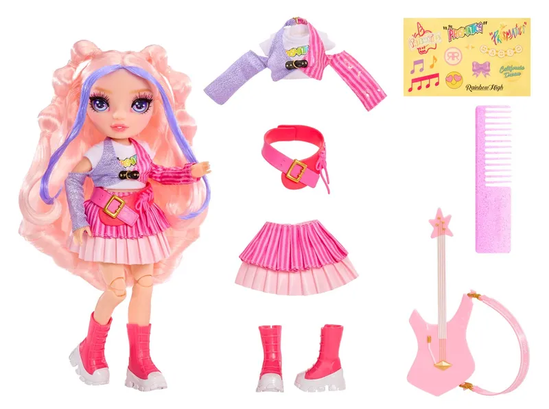 Lalka Rainbow High Junior High Bella Figurka Kolekcjonerska 565659 Euc