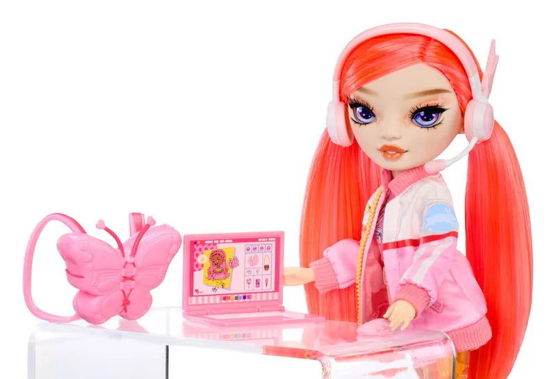 Lalka Rainbow High Sparkle Shine Coral Blyszczaca 22 x 15 x 8 cm