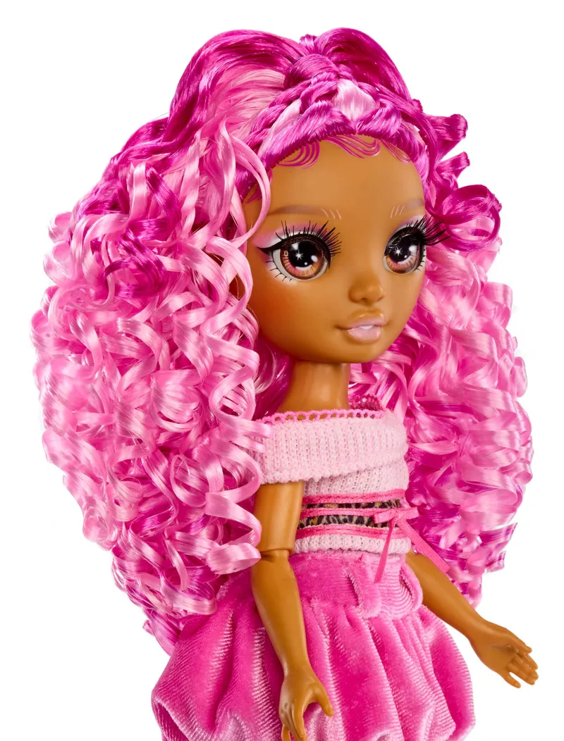 Lalka Rainbow High Sparkle Shine Z Błyskami - Różowa