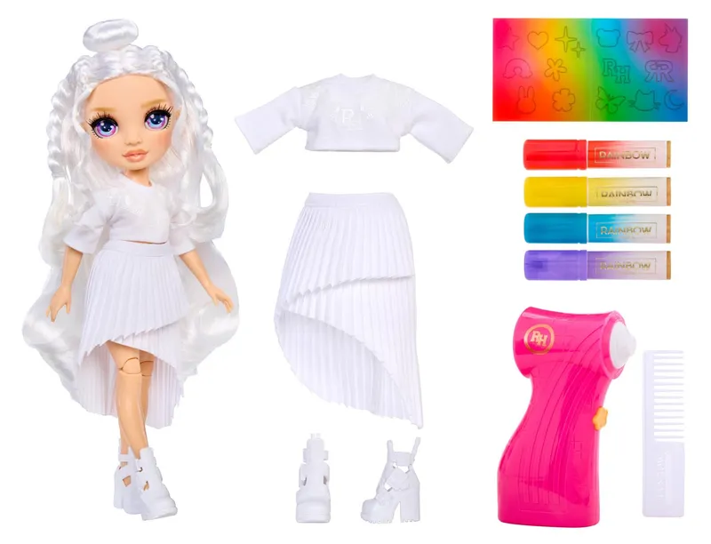 Doll Air Brush Create Fashion Purple Eyes Rainbow High 543350