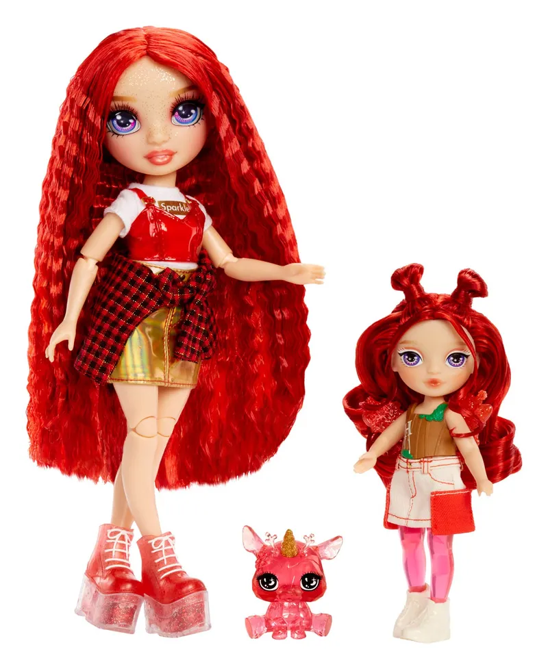 Lalka Rainbow High Littles Fantasy Fairies Jabłko - Czerwona