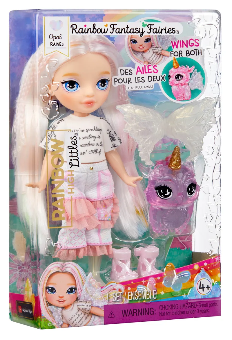 Lalka Rainbow High Littles Rainbow Fantasy Fairies Opal Figurka