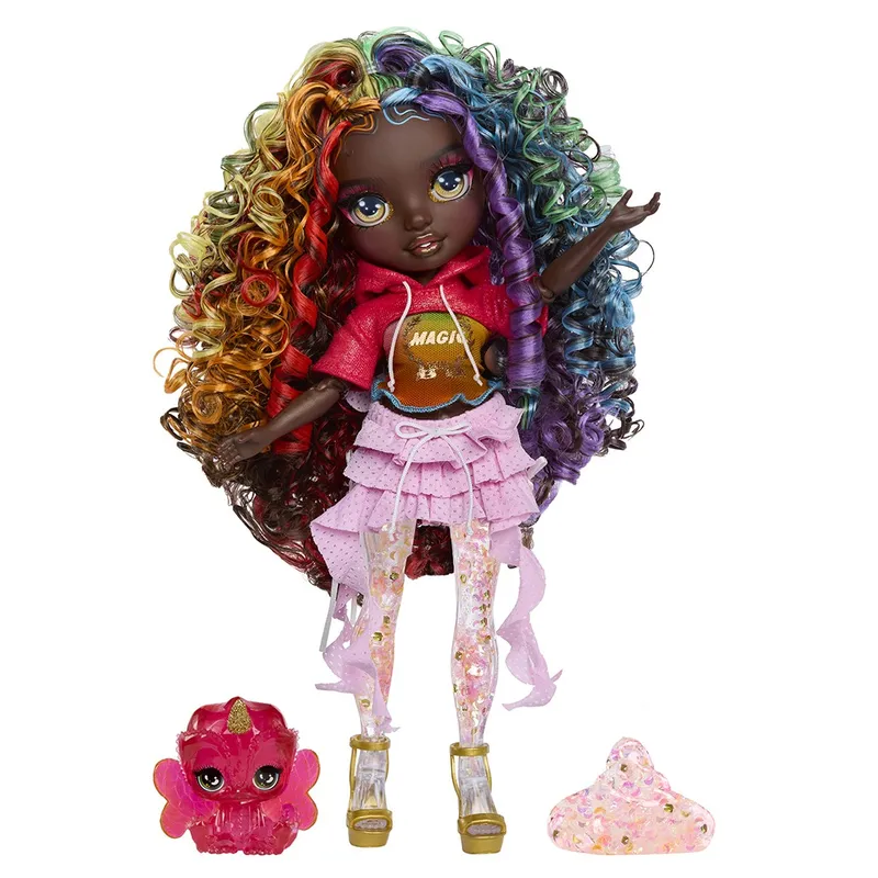 Lalka Fashion Rainbow High Iris Tęczowe Włosy Z Ślamem 28 cm