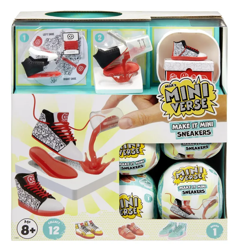 Miniverse Make It Mini Sneakers Buty Dla Lalek 546955 Euc Mga