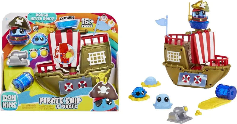 Piracki Statek Do Zabawy Figurki Piratów Dohkins Mga Playset