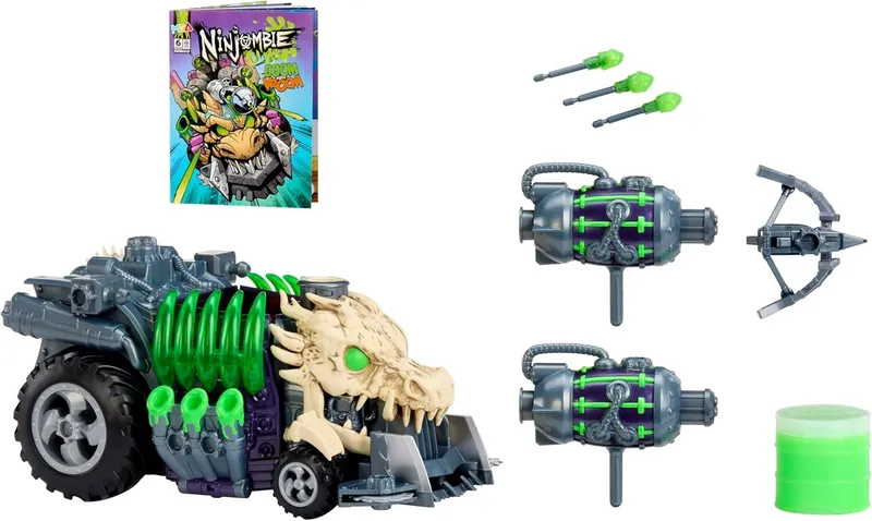 Pojazd Slime Ninjombie Prime Zmienia Kolor Interaktywny Mga 45 x 35 x 20 cm
