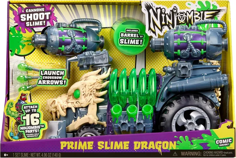 Pojazd Slime Ninjombie Prime Zmienia Kolor Interaktywny Mga 45 x 35 x 20 cm