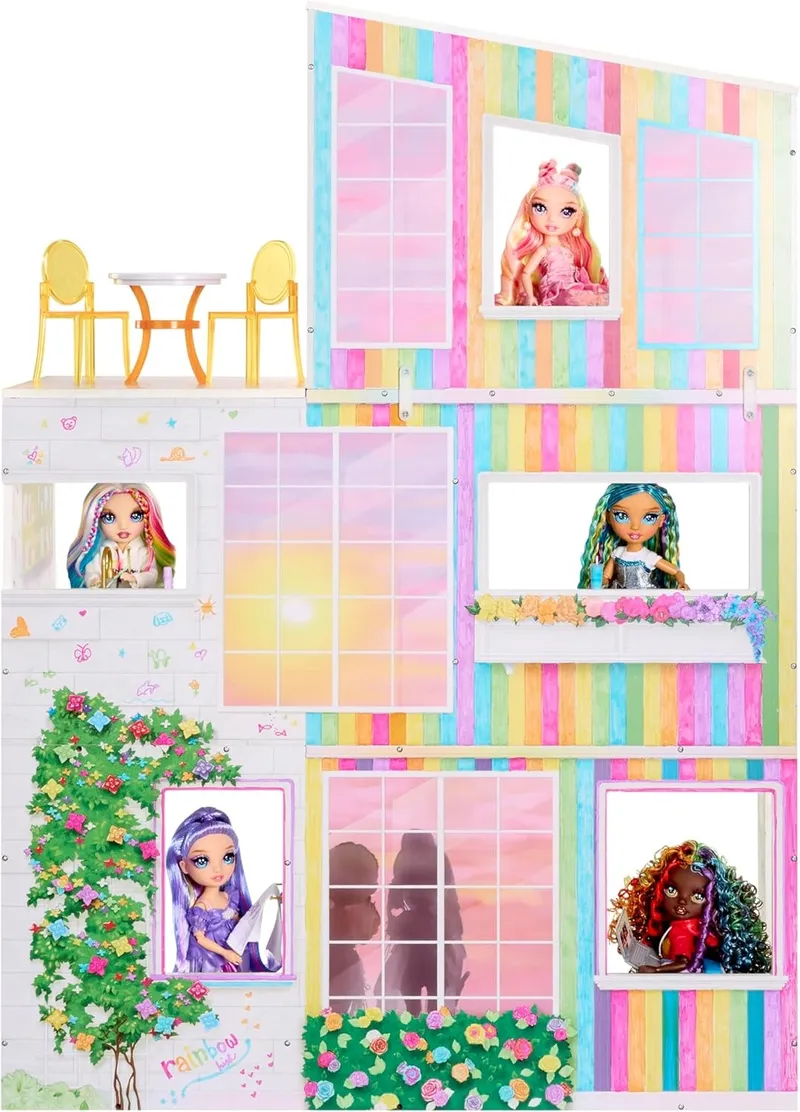 Domek Dla Lalek Rainbow High Color Play House Wielokolorowy