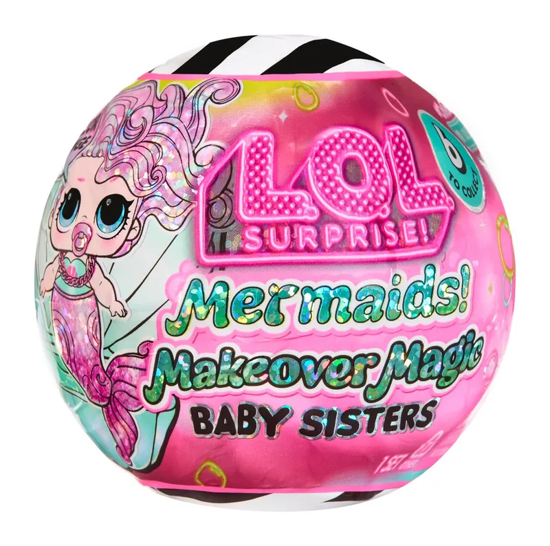 L.o.l. Surprise Mermaids Makeover Magic Baby Sisters Lalka 598787