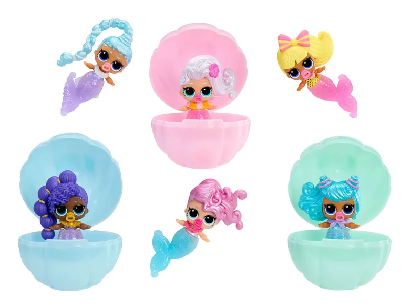 L.o.l. Surprise Mermaids Makeover Magic Baby Sisters Lalka 598787