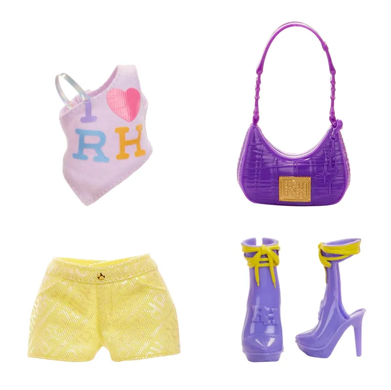 Lalka Fashion Violet Rainbow High 547563 Z Akcesoriami Ubrankiem