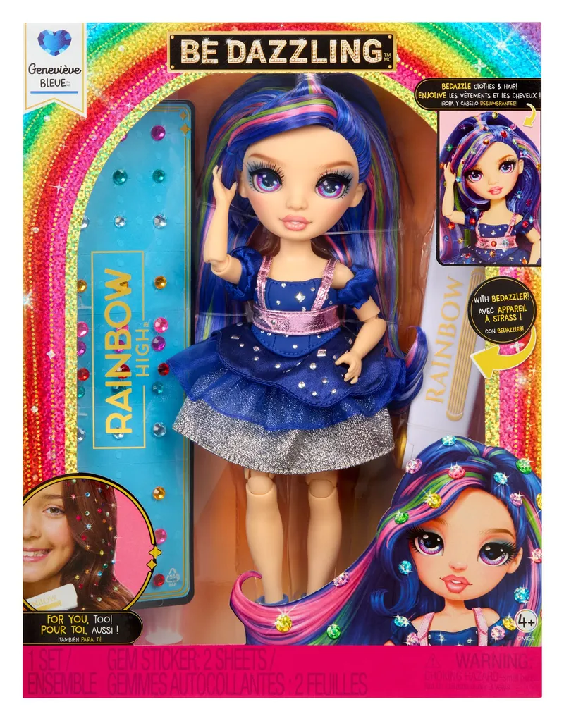 Rainbow High Be Dazzling Genevieve Bleu Lalka Kolekcjonerska 29 cm